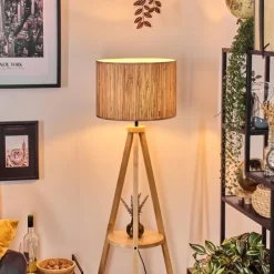 Luminaires Scandinaves-hofstein Bongal Lampadaire Écru, 1 lumière