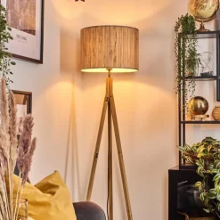 Luminaires Scandinaves-hofstein Bongal Lampadaire Écru, 1 lumière