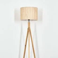 Luminaires Scandinaves-hofstein Bongal Lampadaire Écru, 1 lumière