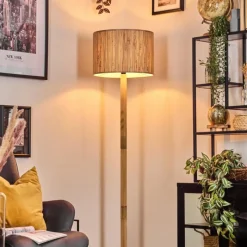 Luminaires Scandinaves-hofstein Bongal Lampadaire Écru, 1 lumière