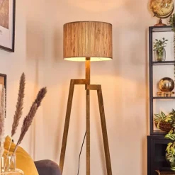 hofstein Bongal Lampadaire, Liseuse Écru, 1 lumière