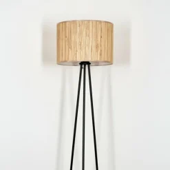 hofstein Bongal Lampadaire, Liseuse Noir, 1 lumière