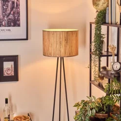 hofstein Bongal Lampadaire, Liseuse Noir, 1 lumière