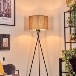 hofstein Bongal Lampadaire Noir, 1 lumière