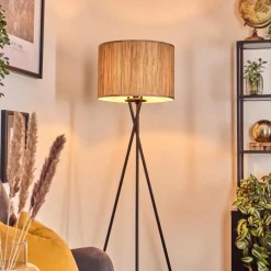 hofstein Bongal Lampadaire Noir, 1 lumière