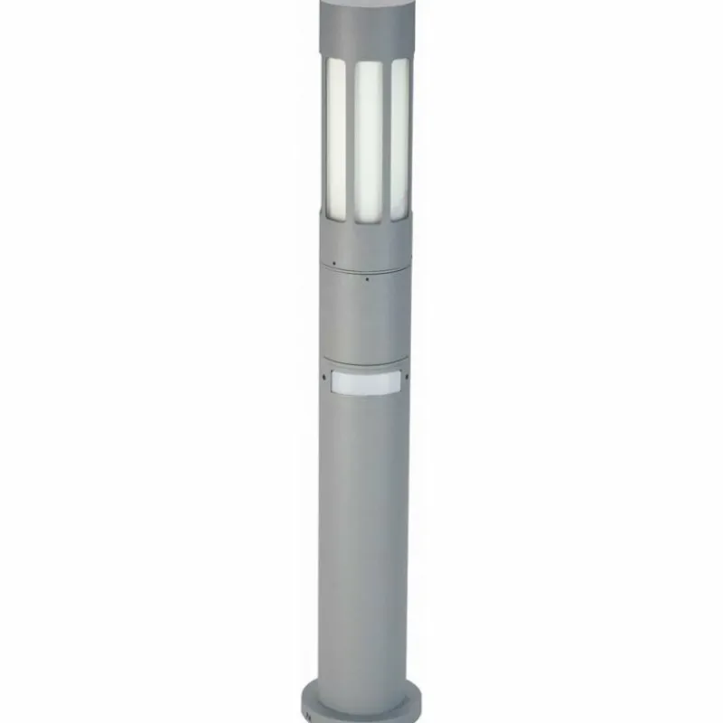 Luminaires Albert Leuchten Borne d'éclairage Albert 2019 Argenté, 1 lumière, Détecteur de mouvement