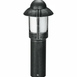 Luminaires Rustiques-Luminaires Albert Leuchten Borne d'éclairage Albert 531 Noir, Argenté, 1 lumière