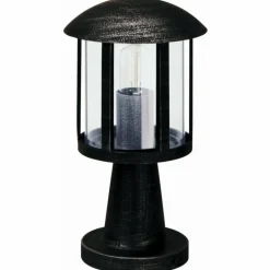 Luminaires Rustiques-Luminaires Albert Leuchten Borne d'éclairage Albert 542 Noir, Argenté, 1 lumière