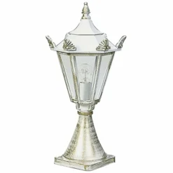 Lampes Dorées-Luminaires Albert Leuchten Borne d'éclairage Albert 533 Or, Blanc, 1 lumière