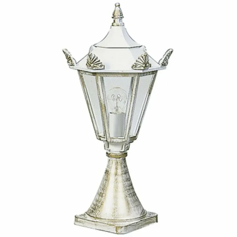 Lampes Dorées-Luminaires Albert Leuchten Borne d'éclairage Albert 533 Or, Blanc, 1 lumière