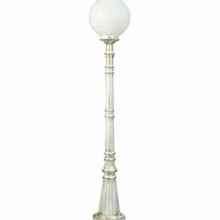 Lampes Dorées-Luminaires Albert Leuchten Borne d'éclairage Albert 2014 Or, Blanc, 1 lumière