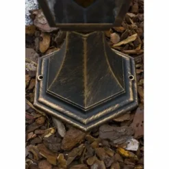 Luminaires Rustiques-hofstein Borne d'éclairage Antibes Brun, Or, 1 lumière