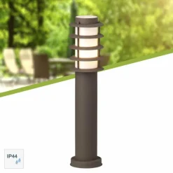 Luminaires Rustiques-Luminaires Brilliant Borne d'éclairage Brilliant Malo Rouille, 1 lumière