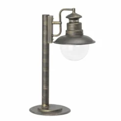 Luminaires Rustiques-Luminaires Brilliant Borne d'éclairage Brilliant Artu Noir, 1 lumière