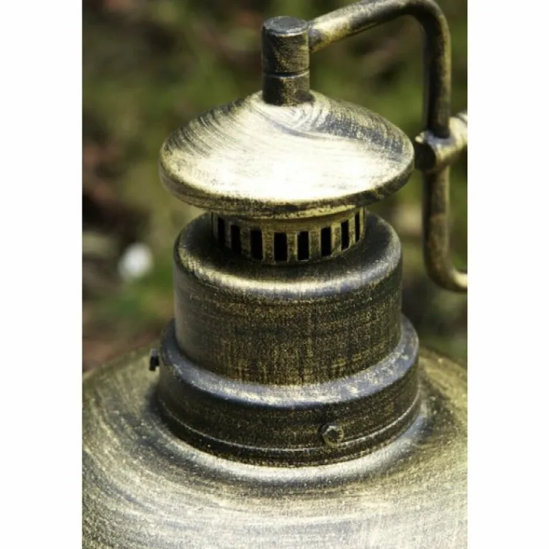 Luminaires Rustiques-hofstein Borne d'éclairage Brilliant Artu Or, Laiton, Noir, 1 lumière