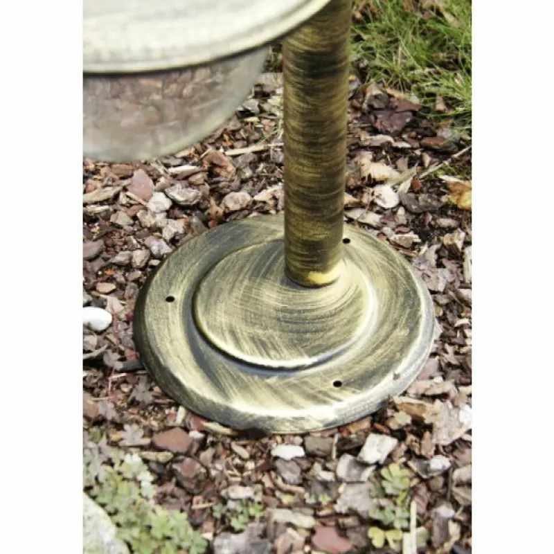 Luminaires Rustiques-hofstein Borne d'éclairage Brilliant Artu Or, Laiton, Noir, 1 lumière