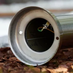 hofstein Borne d'éclairage Caserta Acier inoxydable, 1 lumière