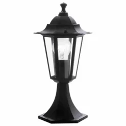 Luminaires Rustiques-Luminaires Eglo Borne d'éclairage Eglo LATERNA 4 Noir, 1 lumière