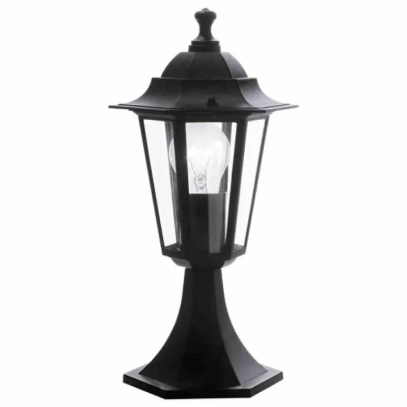Luminaires Rustiques-Luminaires Eglo Borne d'éclairage Eglo LATERNA 4 Noir, 1 lumière