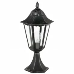 Luminaires Rustiques-Luminaires Eglo Borne d'éclairage Eglo NAVEDO Noir, 1 lumière