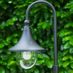 Luminaires Rustiques-hofstein Borne d'éclairage Elgin Noir, 1 lumière