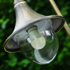 Luminaires Rustiques-hofstein Borne d'éclairage Elgin Noir doré, 1 lumière