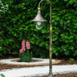 Luminaires Rustiques-hofstein Borne d'éclairage Elgin Noir doré, 1 lumière