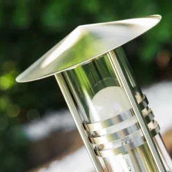 hofstein Borne d'éclairage Fushun Acier inoxydable, 1 lumière