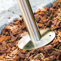 hofstein Borne d'éclairage Fushun Acier inoxydable, 1 lumière