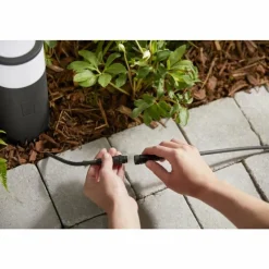 Luminaires Philips Borne d'éclairage, kit d'extension Philips Hue Ambiance White & Color Calla LED Noir, 1 lumière, Changeur de couleurs