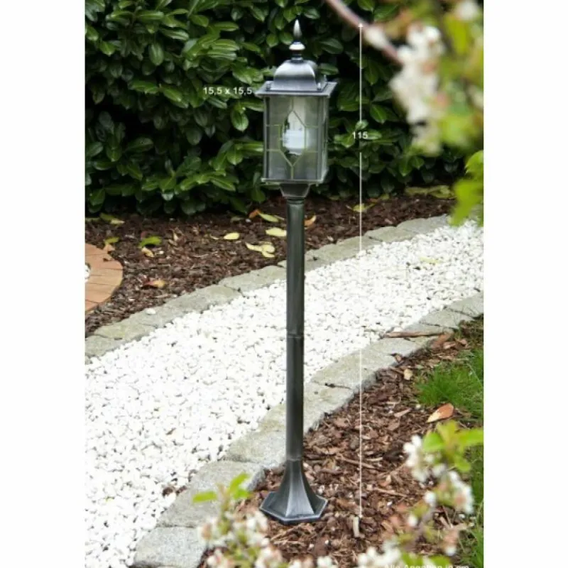 Luminaires Rustiques-hofstein Borne d'éclairage Konstsmide Transparent, 1 lumière