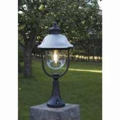 Luminaires Konstsmide Borne d'éclairage Konstsmide Parma Noir, 1 lumière