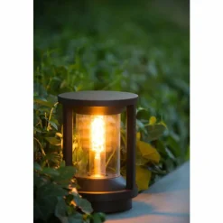 Luminaires Lucide Borne d'éclairage Lucide CADIX Noir, 1 lumière