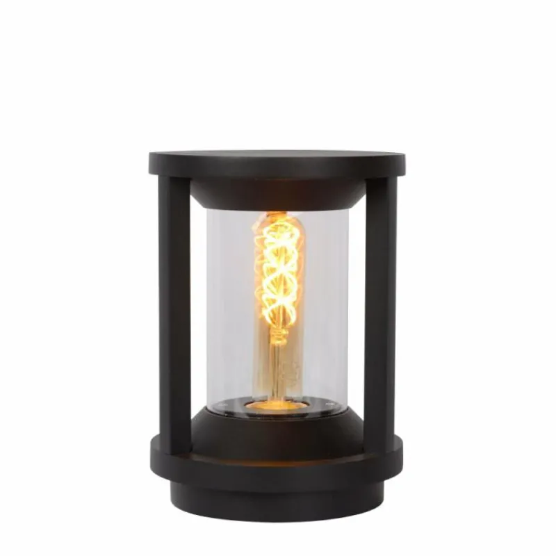 Luminaires Lucide Borne d'éclairage Lucide CADIX Noir, 1 lumière