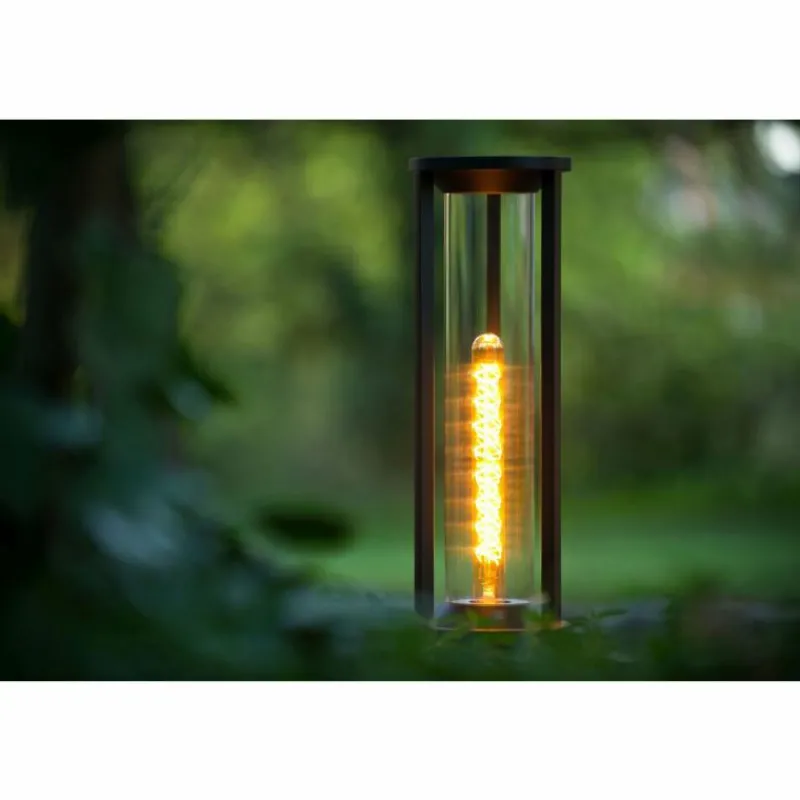 Luminaires Lucide Borne d'éclairage Lucide CADIX Noir, 1 lumière