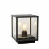 Lampes Vintages & Rétros-Luminaires Lucide Borne d'éclairage Lucide CLAIRE Noir, 1 lumière