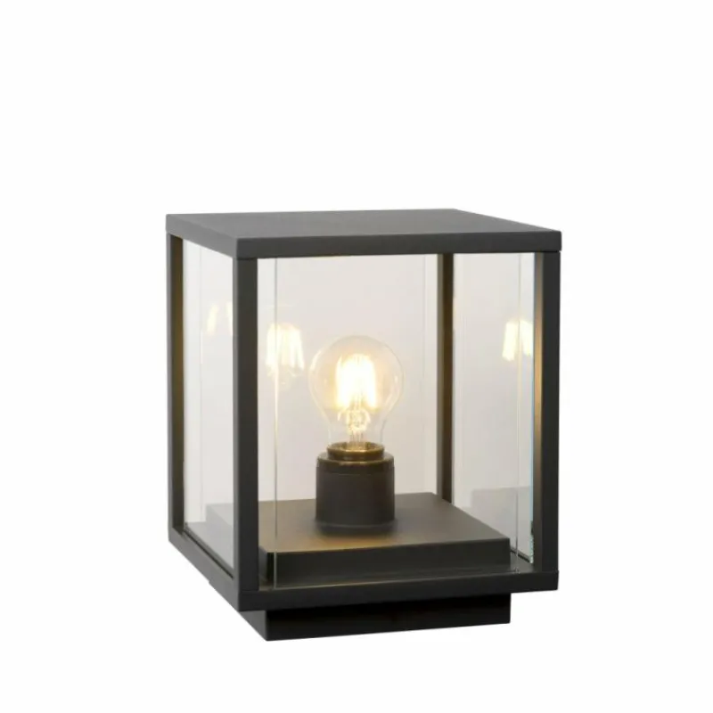 Lampes Vintages & Rétros-Luminaires Lucide Borne d'éclairage Lucide CLAIRE Noir, 1 lumière