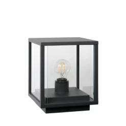 Lampes Vintages & Rétros-Luminaires Lucide Borne d'éclairage Lucide CLAIRE Noir, 1 lumière