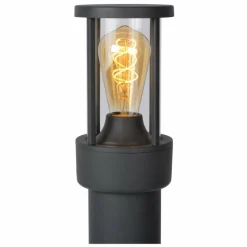 Luminaires Lucide Borne d'éclairage Lucide LORI Anthracite, Détecteur de mouvement