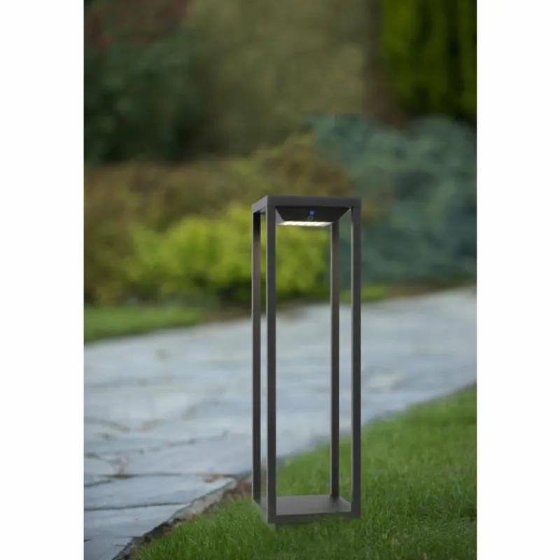 Luminaires Lucide Borne d'éclairage Lucide TENSO SOLA LED Anthracite