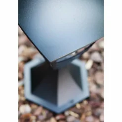 Luminaires Rustiques-Luminaires Philips Borne d'éclairage Philips myGarden CREEK Noir, Transparent, 1 lumière