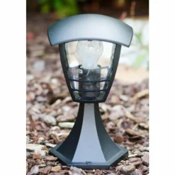 Luminaires Rustiques-Luminaires Philips Borne d'éclairage Philips myGarden CREEK Noir, Transparent, 1 lumière