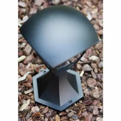 Luminaires Rustiques-Luminaires Philips Borne d'éclairage Philips myGarden CREEK Noir, Transparent, 1 lumière