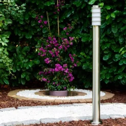 hofstein Borne d'éclairage Tunes Acier inoxydable, 1 lumière