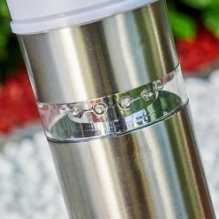 hofstein Borne d'éclairage Walise Acier inoxydable, 1 lumière, Détecteur de mouvement