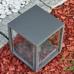 Lampes Vintages & Rétros-hofstein Borne d'éclairage Wuorp Anthracite, 1 lumière