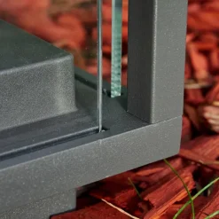 Lampes Vintages & Rétros-hofstein Borne d'éclairage Wuorp Anthracite, 1 lumière