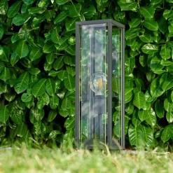 Lampes Vintages & Rétros-hofstein Borne d'éclairage Wuorp Anthracite, 1 lumière