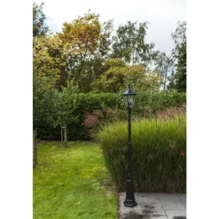 Luminaires Lutec Borne d'extérieur Lutec London LED Noir, 3 lumières