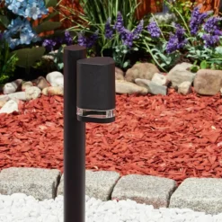 hofstein Borne lumineuse Amyton Noir, 1 lumière